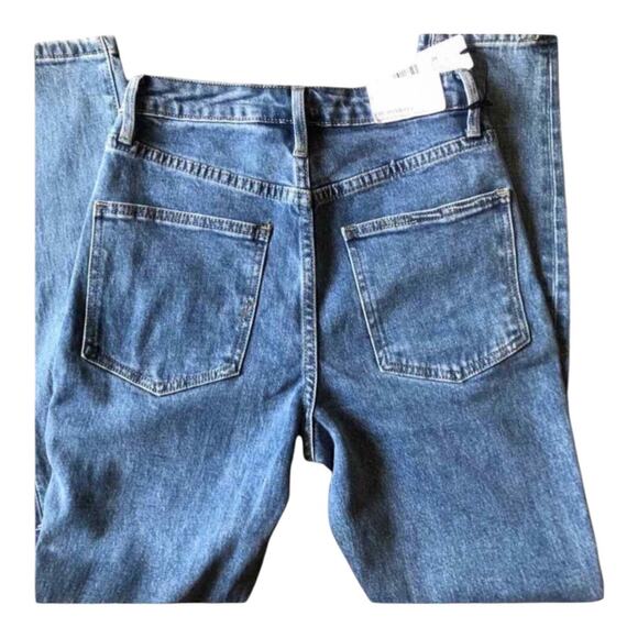 WeWoreWhat NWT The Danielle High Rise Straight Jean in Spring St Hole, 25 - Picture 14 of 16